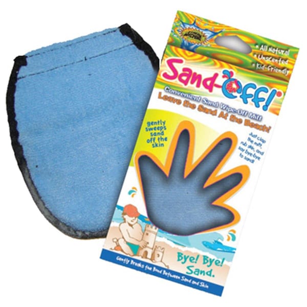 Water Sports 81110-3 Blue; Sand Off Terrycloth Mitt; 0.5 x 4 x 8.25 in. 189202 - main